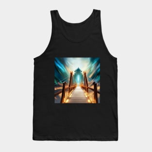 Fantasy Bridge To The Castle Tank Top